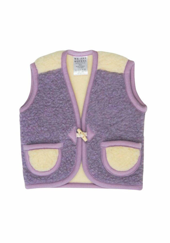 We Are Wovens Bodywarmer Lavander Tea