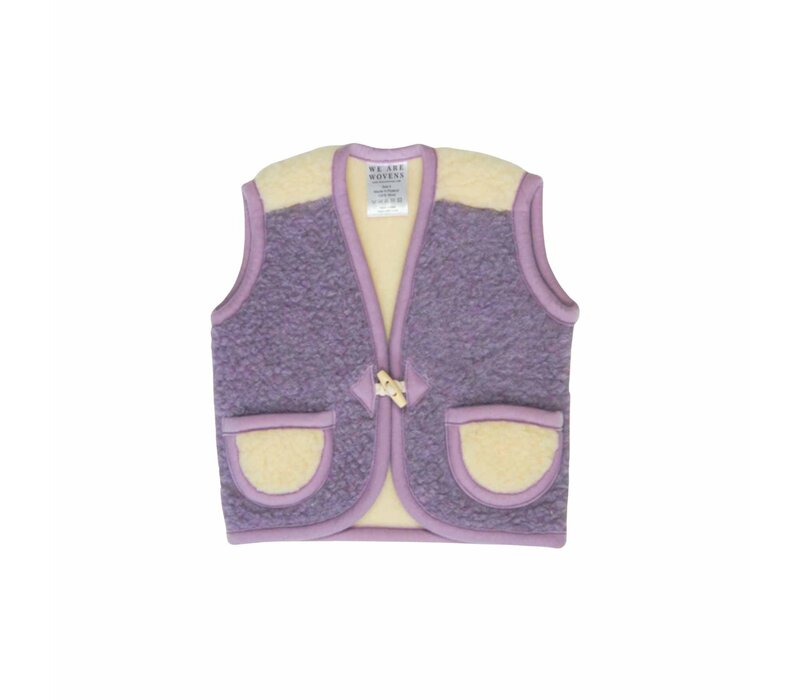 We Are Wovens Bodywarmer Lavander Tea