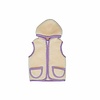 We Are Wovens We Are Wovens Bodywarmer Hood Flat white Lilac We Are Wovens We Are Wovens Bodywarmer Hood Flat white Lilac
