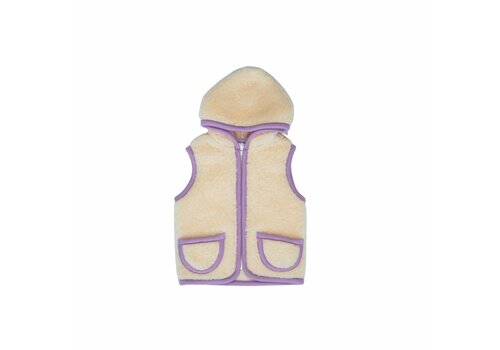 We Are Wovens We Are Wovens Bodywarmer Hood Flat white Lilac We Are Wovens We Are Wovens Bodywarmer Hood Flat white Lilac