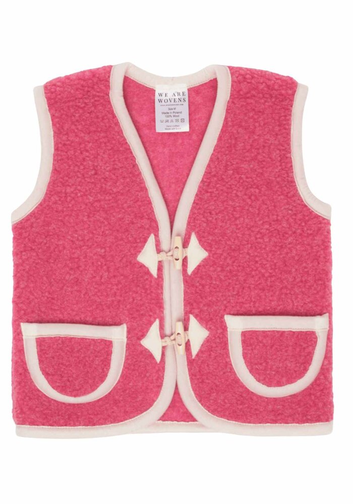We Are Wovens Bodywarmer Bubble Tea Pink