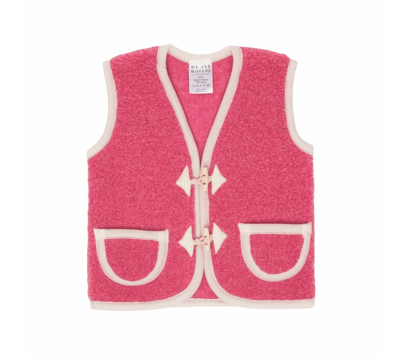 We Are Wovens Bodywarmer Bubble Tea Pink