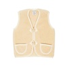 We Are Wovens Bodywarmer Flat White