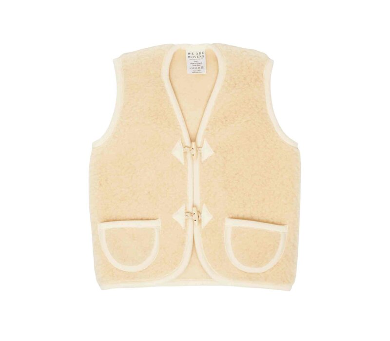 We Are Wovens Bodywarmer Flat White