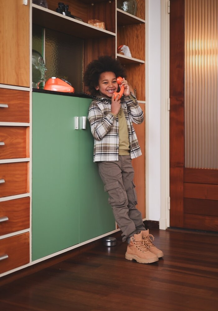 Levv NIGELLW241 Yarn dye black check