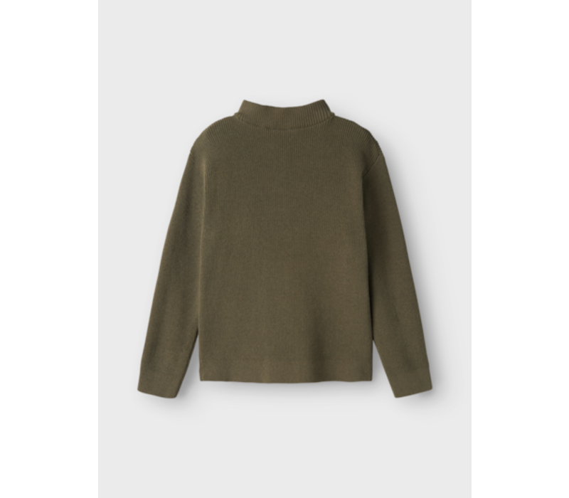 Name-it NKMNESOLLE LS KNIT NOOS Tea Leaf