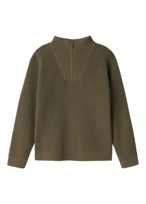 Name it Name-it NKMNESOLLE LS KNIT NOOS Tea Leaf