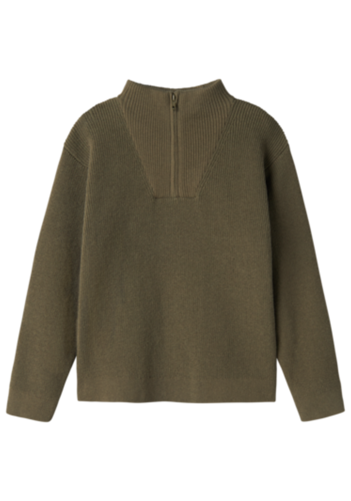 Name-it NKMNESOLLE LS KNIT NOOS Tea Leaf