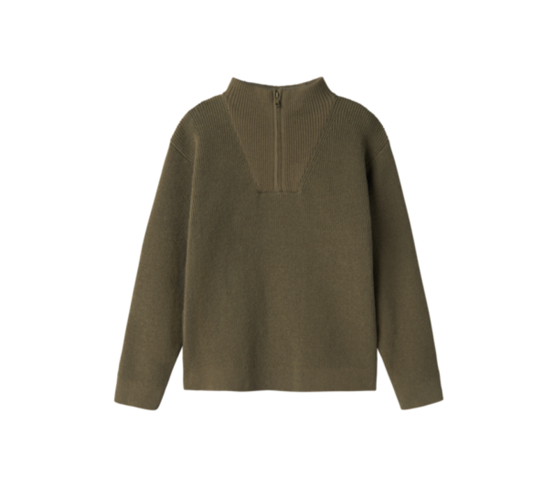 Name-it NKMNESOLLE LS KNIT NOOS Tea Leaf