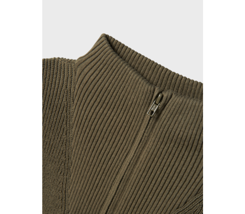 Name-it NKMNESOLLE LS KNIT NOOS Tea Leaf