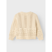 Lil'Atelier NMFLALE  LS  KNIT LIL Bleached Sand