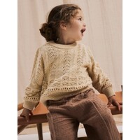 Lil'Atelier NMFLALE  LS  KNIT LIL Bleached Sand
