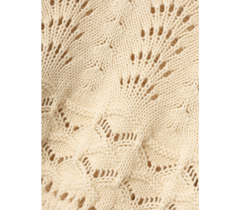 Lil'Atelier NMFLALE  LS  KNIT LIL Bleached Sand