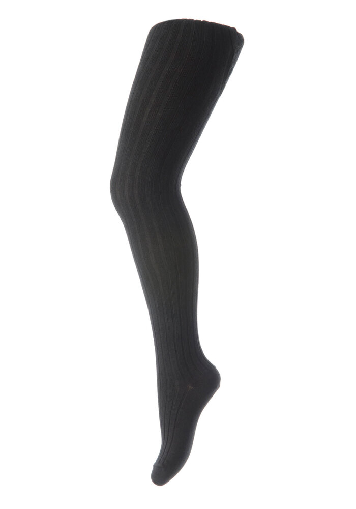 MP Denmark Cotton rib tights Black