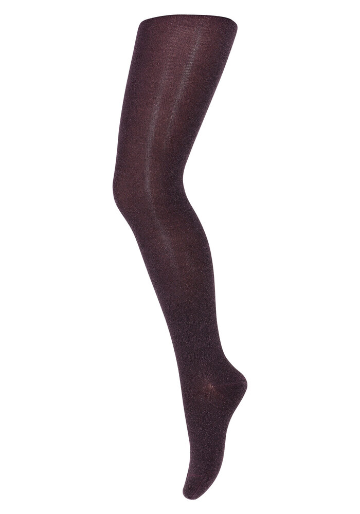 MP Denmark Glitter tights Dark Purple