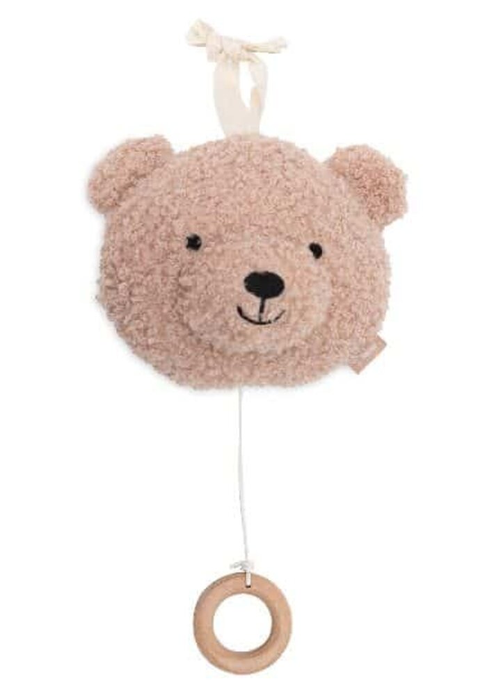 Jollein Muziekhanger Teddy Bear Wild Rose