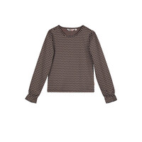 Moodstreet Top Sara jacquard Black