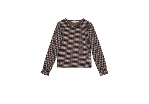 Moodstreet Moodstreet Top Sara jacquard Black Moodstreet Moodstreet Top Sara jacquard Black