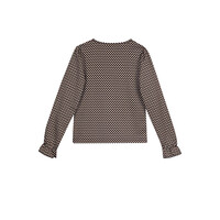 Moodstreet Top Sara jacquard Black
