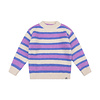 Daily Seven Knitted Sweat Fancy Stripe Sandshell