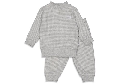 Feetje Feetje Pyjama wafel  - Grey Melange