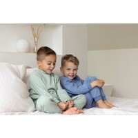 Feetje - Wafel Pyjama - Green Melange