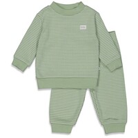 Feetje - Wafel Pyjama - Green Melange