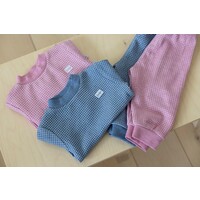 Feetje Pyjama wafel  - Pink Melange