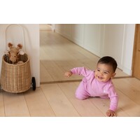 Feetje Pyjama wafel  - Pink Melange