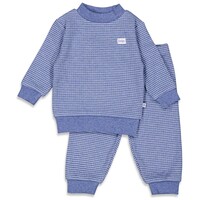 Feetje - Wafel Pyjama - Blue Melange