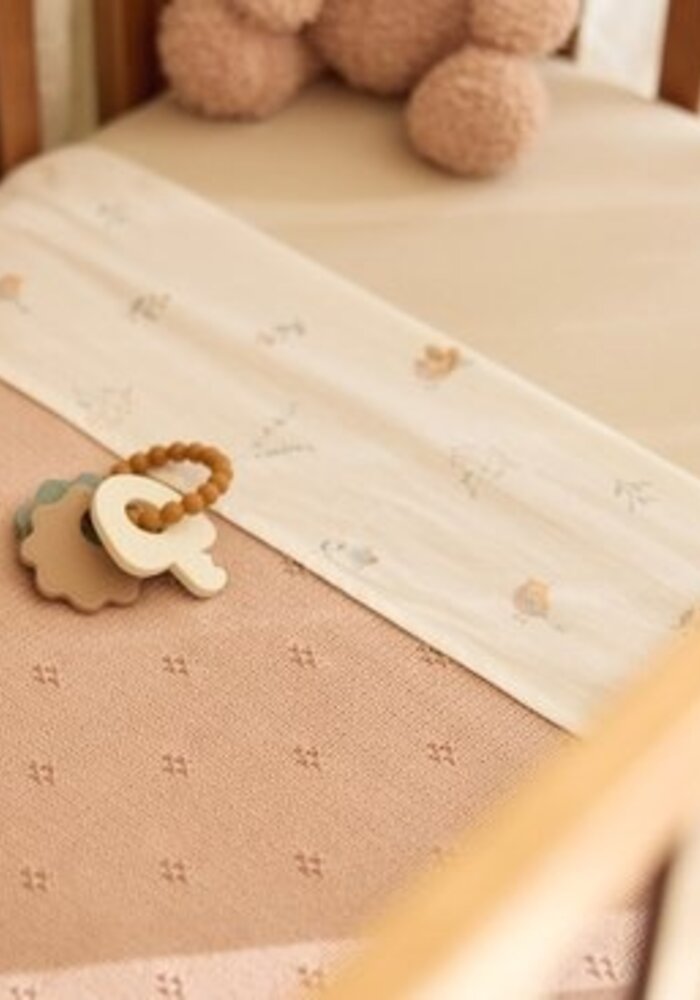 Jollein Deken Wieg 75x100cm Cosy Knit Wild Rose