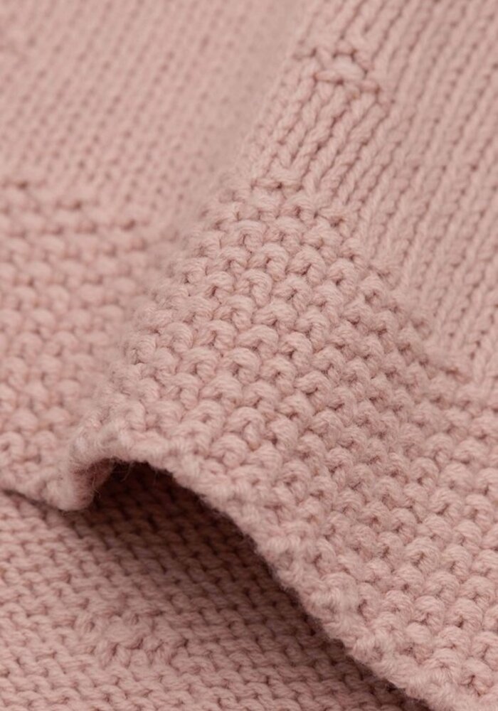 Jollein Deken Wieg 75x100cm Cosy Knit Wild Rose