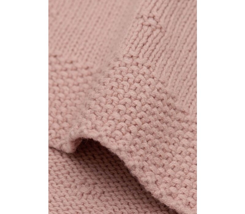 Jollein Deken Wieg 75x100cm Cosy Knit Wild Rose