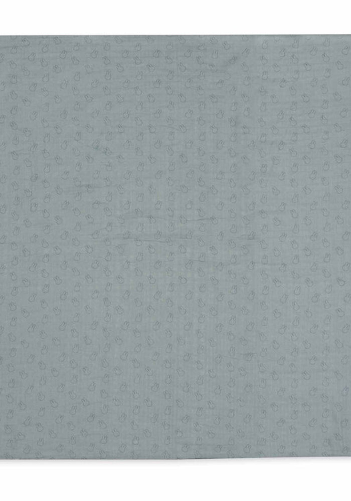 Jollein Hydrofiel Multi Doek Large 115x115 Miffy Silhouettes Sea Green (2-pack)