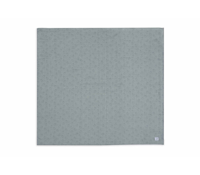 Jollein Hydrofiel Multi Doek Large 115x115 Miffy Silhouettes Sea Green (2-pack)