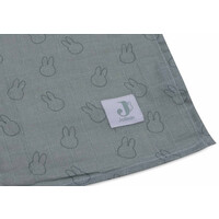 Jollein Hydrofiel Multi Doek Large 115x115 Miffy Silhouettes Sea Green (2-pack)