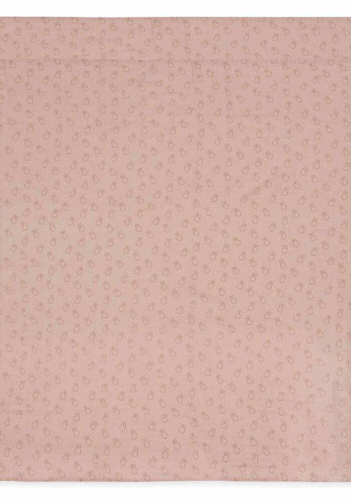 Jollein Hydrofiel Multi Doek Large 115x115 Miffy Silhouettes Wild Rose (2-pack)