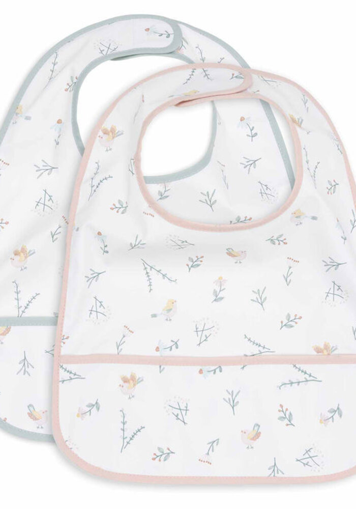 Jollein Slab Waterproof Lovely Birds (2pack)