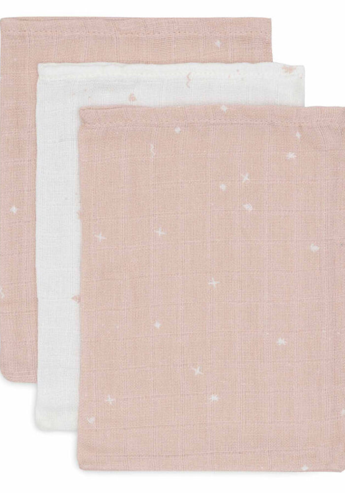 Jollein Washandje Hydrofiel Twinkling Wild Rose (2 pack)