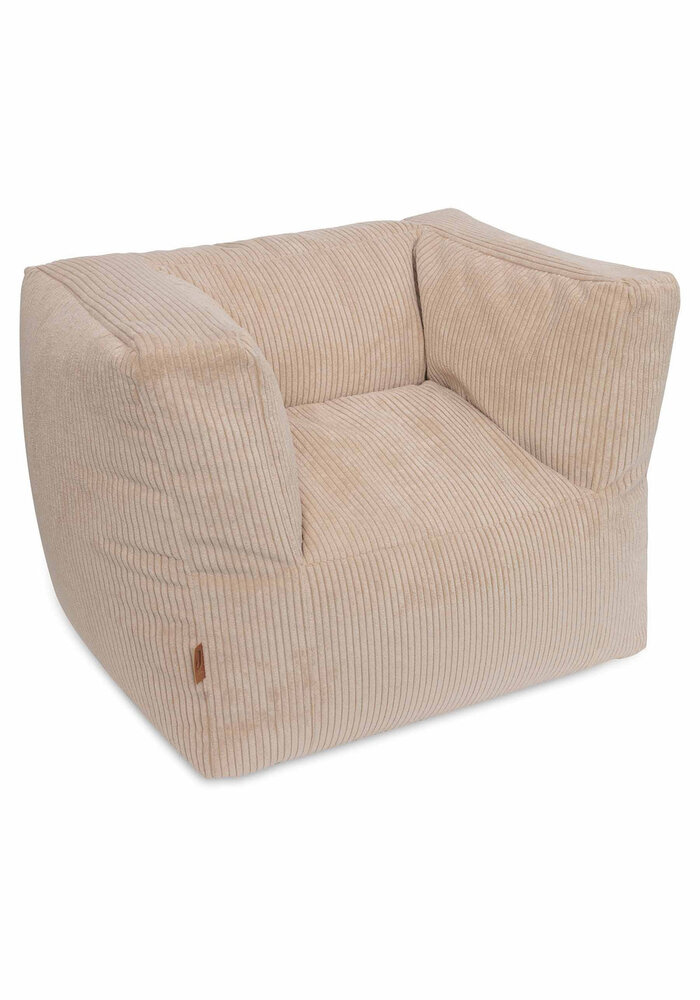 Jollein Kids Chair Beanbag Corduroy Naturel