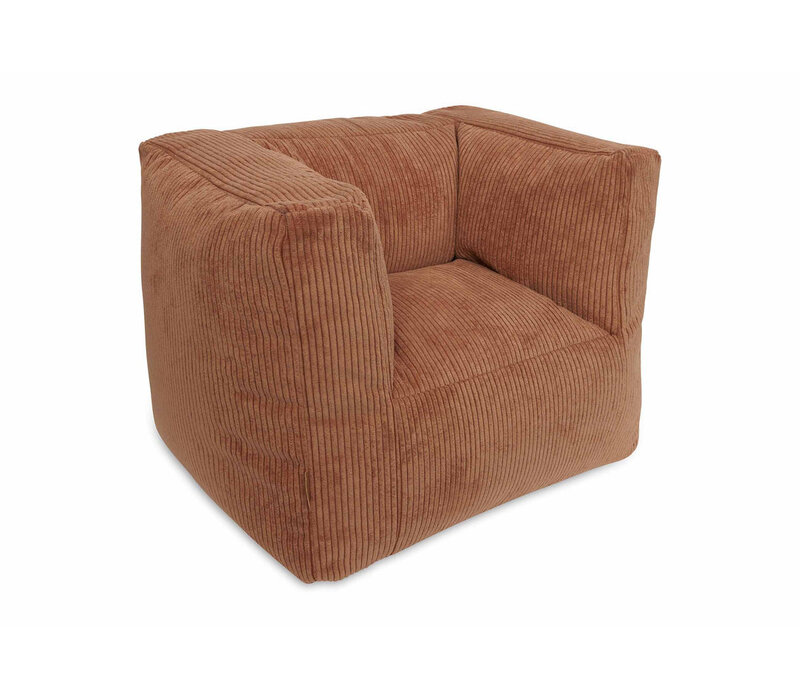 Jollein Kids Chair Beanbag Corduroy Caramel