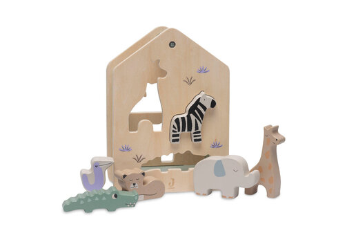 Jollein Jollein Houten Vormenstoof Jungle Jambo Jollein Jollein Houten Vormenstoof Jungle Jambo