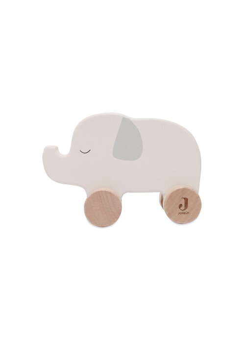 Jollein Jollein Houten Olifant op Wielen Jungle Jambo