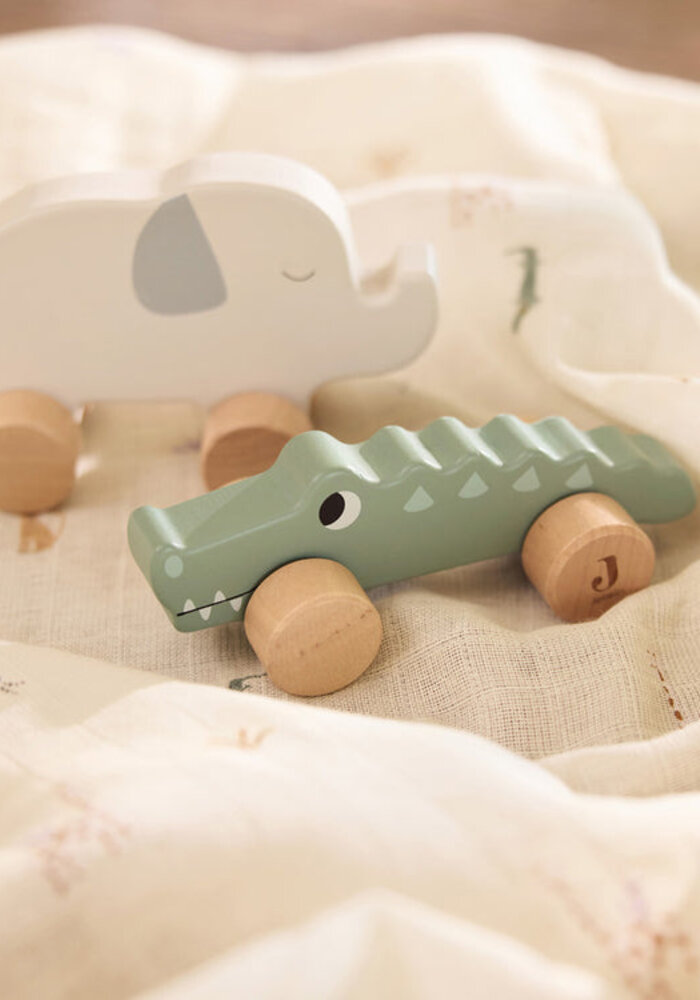 Jollein Houten Olifant op Wielen Jungle Jambo