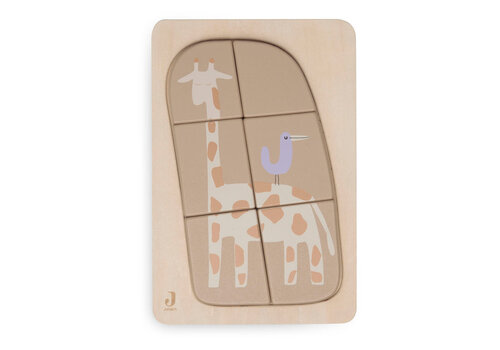 Jollein Jollein Houten Puzzel Giraffe Jollein Jollein Houten Puzzel Giraffe