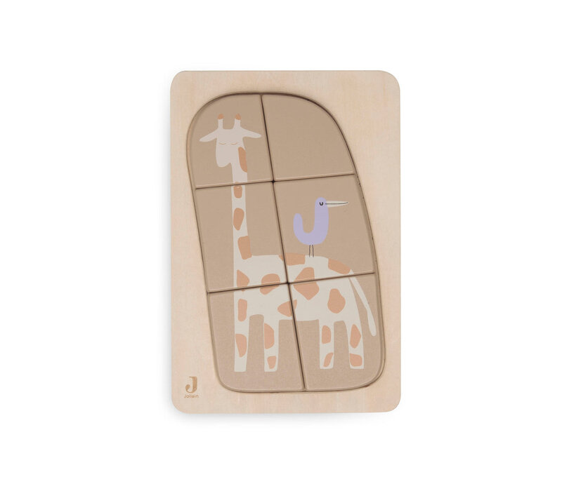 Jollein Houten Puzzel Giraffe