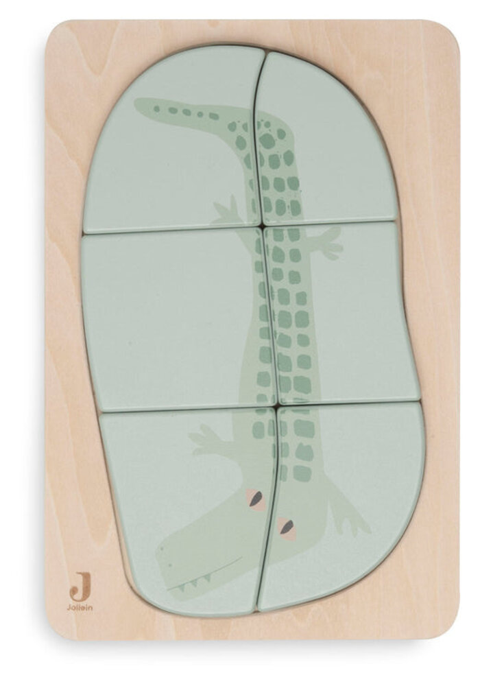 Jollein Houten Puzzel Croco