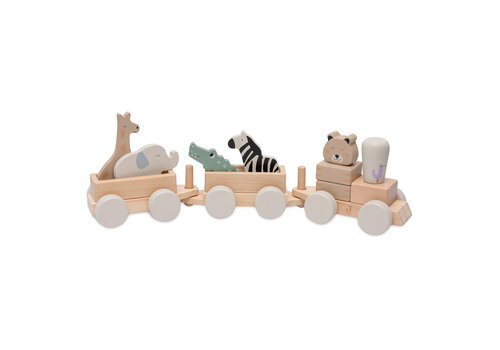 Jollein Jollein Houten Speelgoedtrein Jungle Jambo Jollein Jollein Houten Speelgoedtrein Jungle Jambo
