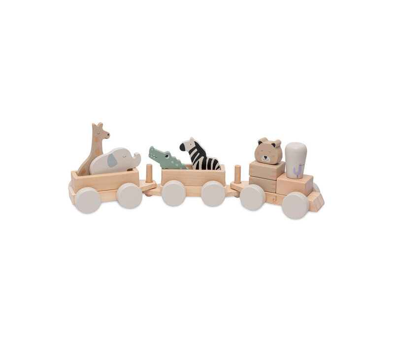 Jollein Houten Speelgoedtrein Jungle Jambo