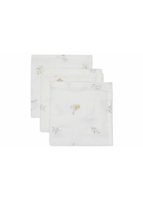 Jollein Jollein Hydrofiel monddoekjes Lovely Birds (3pack)
